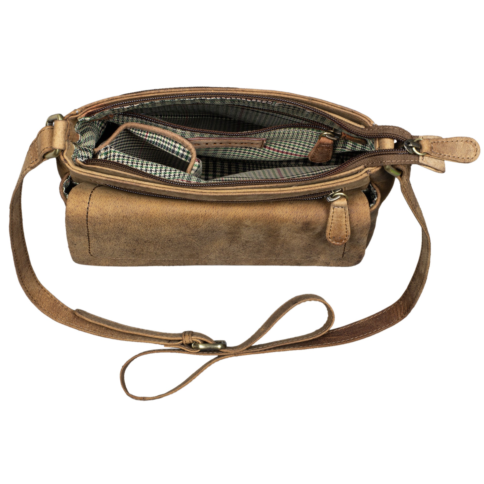Handtasche Damen Leder braun