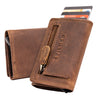 "Roy" Cartera Slim Hombre Cuero con RFID y Bolsillo para Monedas