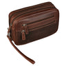 “Nero” Cartera De Mano Para Hombre Cuero Doble Compartimento Vintage
