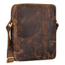 "Sergio" Bolso de Cuero para Hombre Mediano Bandolera Elegante