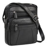 "Omar" Pequeño Bolso Hombre Piel Messenger Bag para Tablet de 8,4 Pulgadas