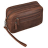 “Nero” Cartera De Mano Para Hombre Cuero Doble Compartimento Vintage