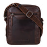 „Nash“ Bolsa De Cuero Para Hombre Vintage Pequeña Messenger Bag
