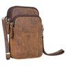 „Tertius“ Bolso Para Hombre Cuero Con Sistema 3-en-1 Bolsa Para Móvil