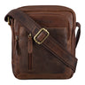 "Jamie" Bolso De Cuero Hombre Vintage Pequeño Para Viaje Y Diario