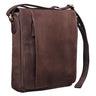 Segunda opción "Paul" Bolso de mensajero de cuero vintage para hombre