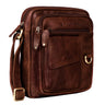 "Ryan" Bolso De Cuero Hombre Pequeño Vintage Para Llevar Al Hombro