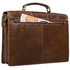 Vintage Bürotasche Leder braun