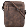 "Fox" Bolsa de Cuero para Hombre Vintage Messenger Pequeña y Elegante