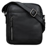 "Kennedy" Pequeña Bandolera Cuero Auténtico Vintage Messenger Hombro