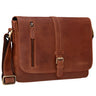 "Riley" Bolso Bandolera Piel Marrón