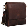 "Malte" Pequeño Messenger Bag de Cuero para Hombre Estilo Vintage