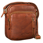 Braune Herrentasche Umhängetasche Leder