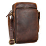 "Luigi" Bolso de Cuero para Hombre Pequeño Bandolera Elegante