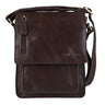 "Finn" Pequeña Bandolera De Cuero Hombre Vintage 8 4 Pulgada