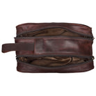 Große Leder Kulturtasche