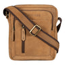 "Jamie" Bolso De Cuero Hombre Vintage Pequeño Para Viaje Y Diario
