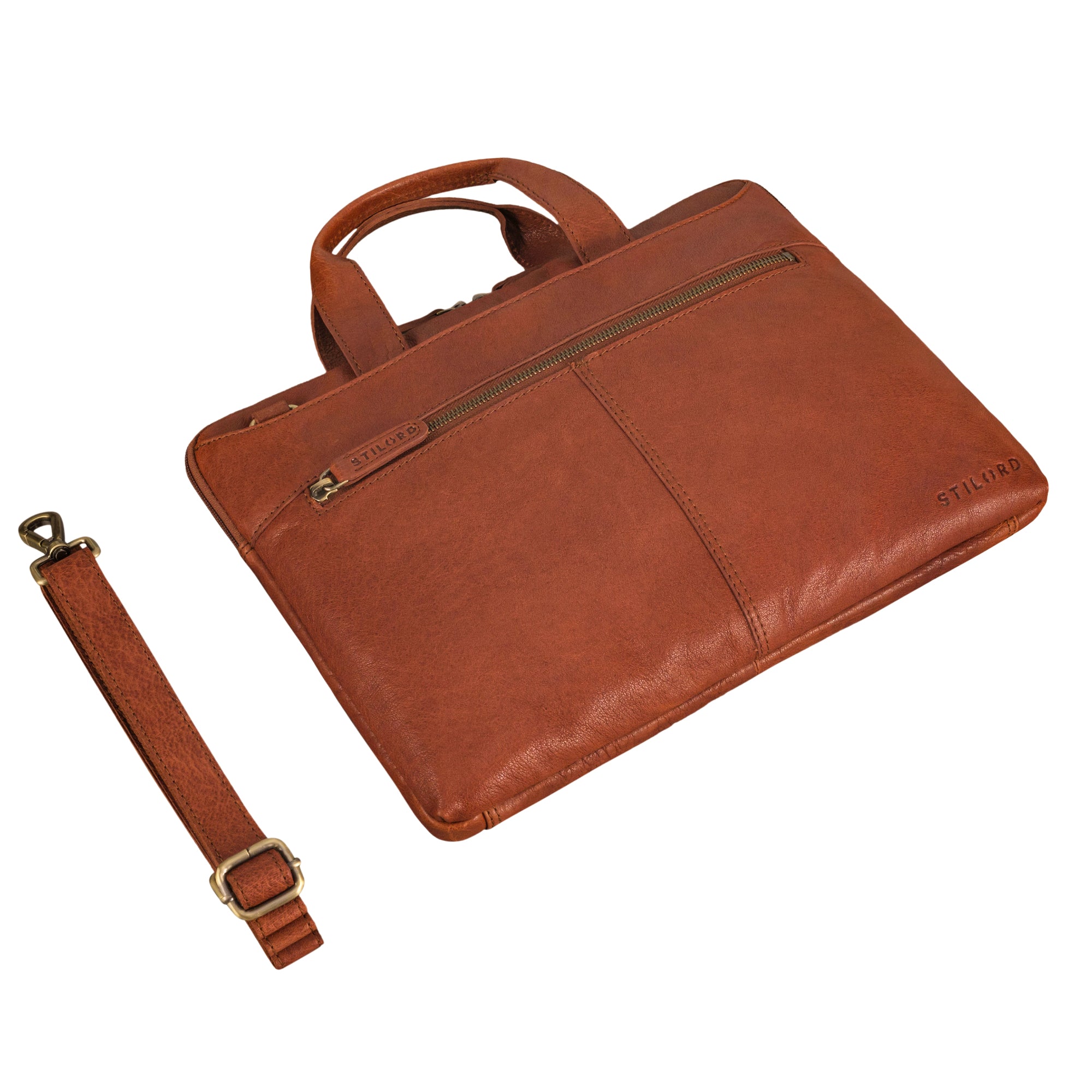 Laptop-Tasche Leder braun