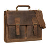 "Ludger" Bolsa de Cuero para Portátil de 15,6 pulgadas