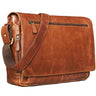 "Jan" Bolsa De Cuero Para Laptop 15,6" Para Hombre Y Mujer De Hombro