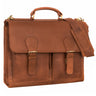 "Ludger" Bolsa de Cuero para Portátil de 15,6 pulgadas