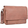 "Lonzo" Bolsa Vintage De Cuero De Búfalo Messenger Bag