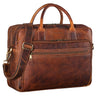 "Dawson" Maletín De Cuero Vintage 15,6" Bolso Con Compartimento Laptop