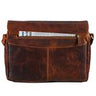 Segunda opción "Nick" Bolso de mensajero de cuero vintage