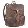 Mochila de cuero "Sidney" para mujeres