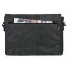 Bürotasche Leder schwarz