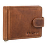 "Lino" Cartera Cuero con Clip para Billetes y Bolsillo Monedas