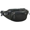"Eliah" Riñonera o bolsa de cuero vintage