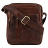 "Jamie" Bolso De Cuero Hombre Vintage Pequeño Para Viaje Y Diario