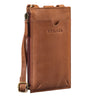 "Tali" Bolsa de Cuero para Teléfono con Cartera 3-en-1 para Hombro