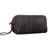 "Charles" Neceser Grande de Cuero Vintage para Hombres y Mujeres