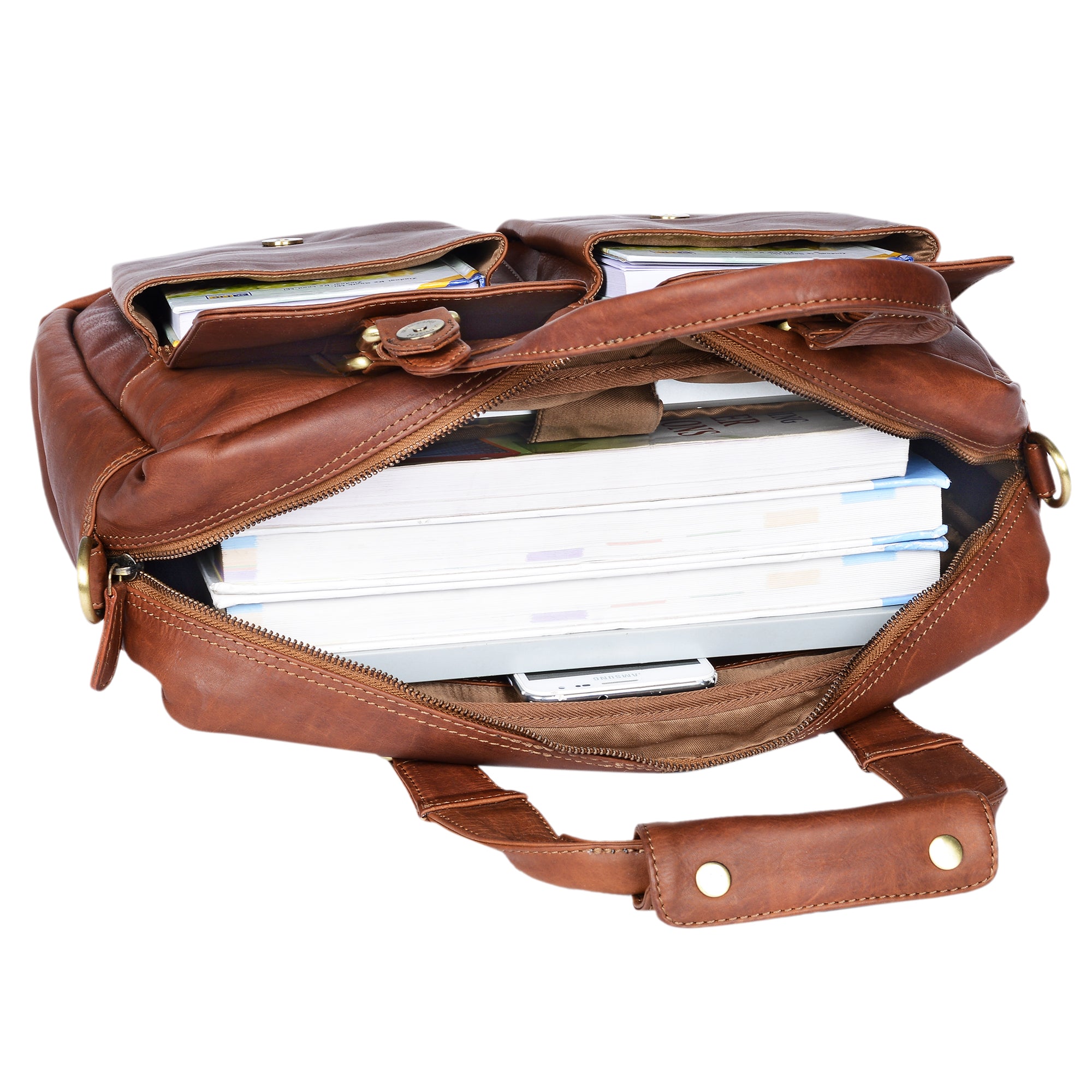 Laptoptasche 15.6 Zoll Notebook Leder