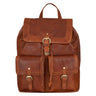 "Nora" Vintage Mochila Mujer Piel