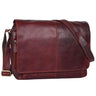 "Alex" Bolso Vintage De Cuero Unisex Para Negocios Hombres Y Mujeres