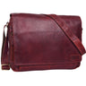 "Rick" Bolso De Cuero Para Laptop 15,6" Bandolera