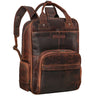 "Kasimir" Mochila vintage cuero