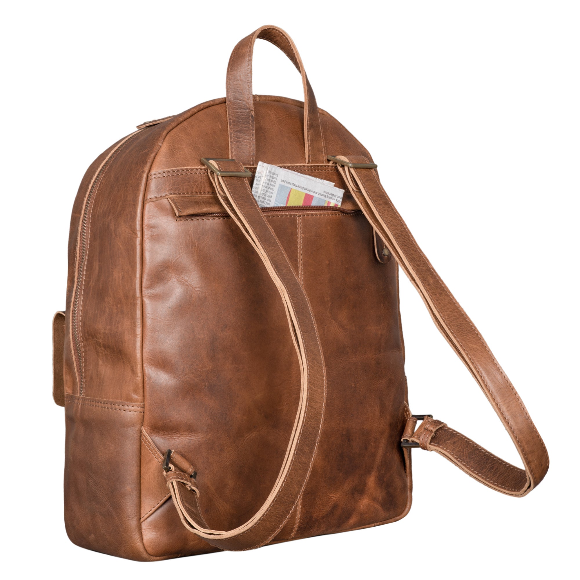 Vintage Rucksack Groß Zusatzfächer