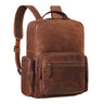 STILORD "Polino" Mochila hombre cuero auténtico trabajo portátil 15.6 pulgadas