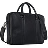Ledertasche 15,6 Zoll schwarze Laptoptasche Büro Arbeit