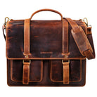 Leder Aktentasche Herren XL