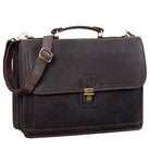 Leder Business Aktentasche Vintage braun