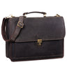 Leder Business Aktentasche Vintage braun