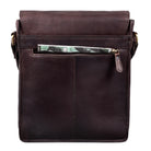 kleine ledertasche herren braun