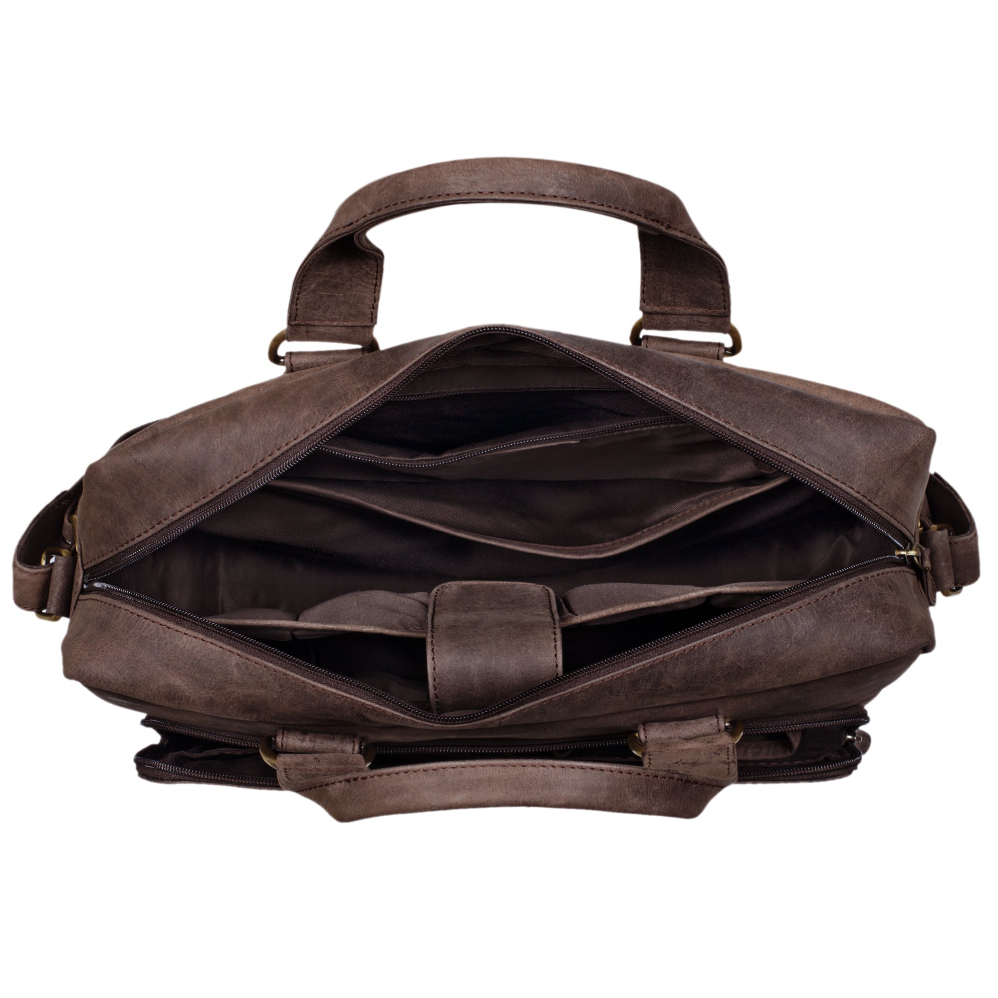 Vintage Ledertasche Herren braun