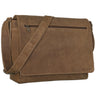 Segunda opción "Phil" Bolso mensajero cuero vintage