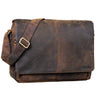"Alex" Bolso Vintage De Cuero Unisex Para Negocios Hombres Y Mujeres